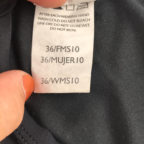 Nike Athletic One Piece Swimsuit Sz:10 - Picture 9 of 13